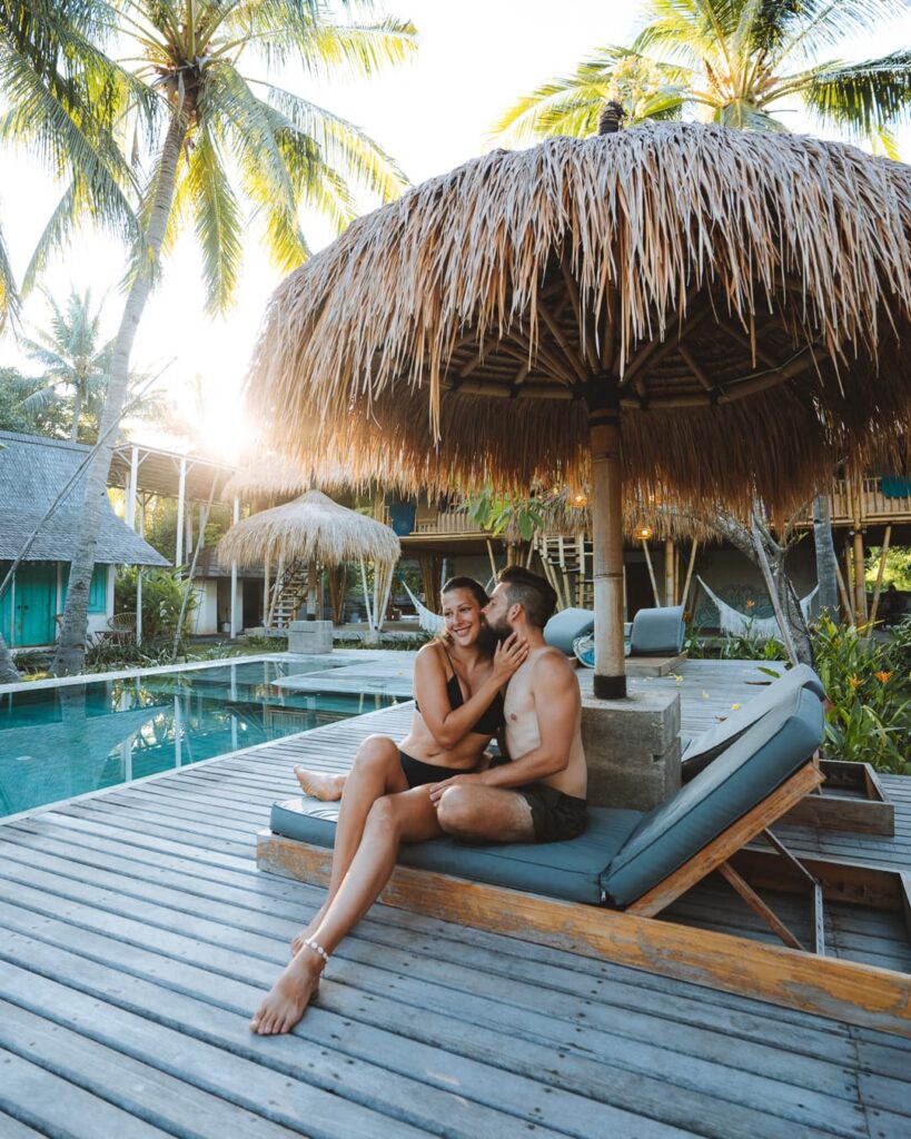 Best area to stay in gili trawangan