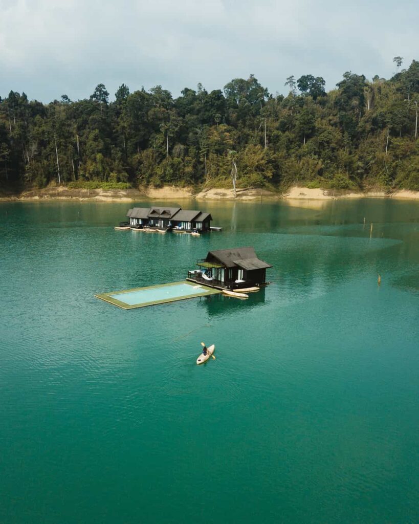 Khao Sok Floating Bungalows on Cheow Lan Lake
