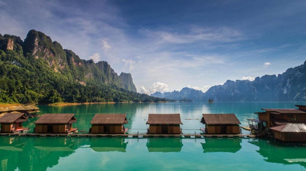 Affordable Khao Sok floating bungalows
