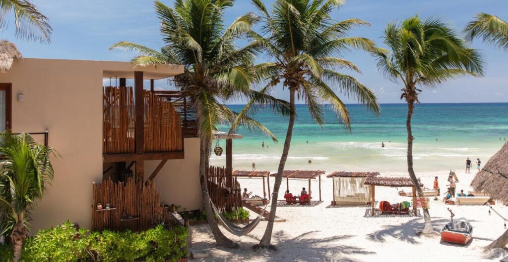 Tulum beachfront hotels for families