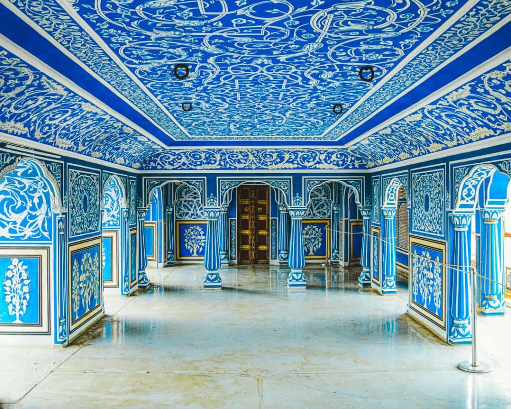 City Palace Jaipur Blue Room