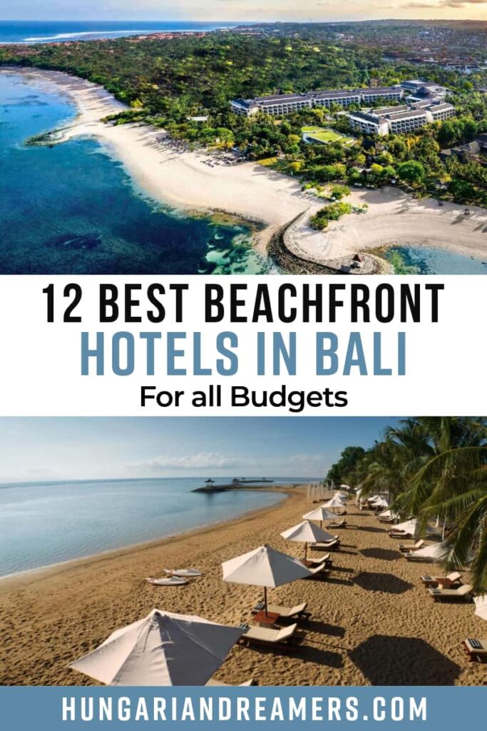 Beachfront hotels in Bali