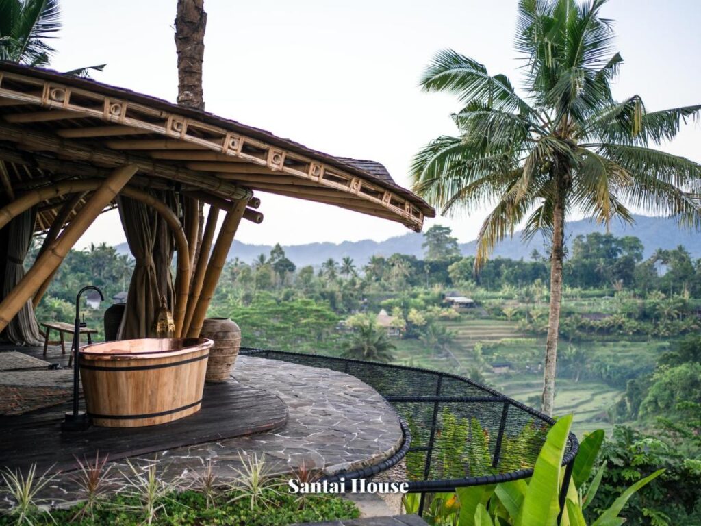 Stay in a Bamboo House in Bali