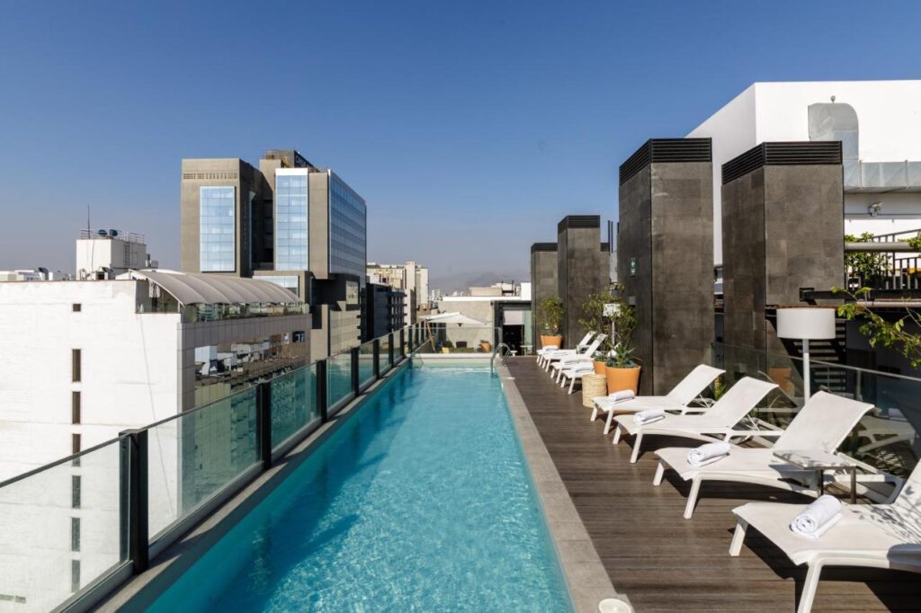 rooftop pool hotel in Lima