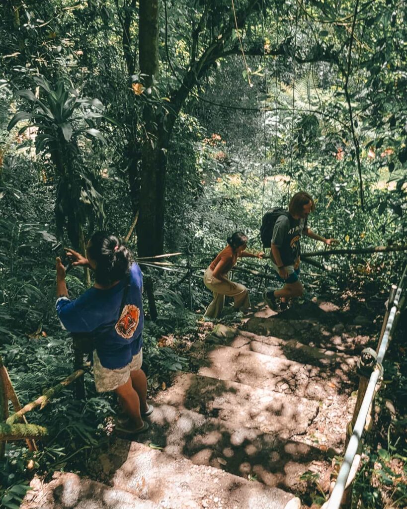 Trekking to Banyumala Twin Waterfalls